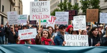 Protesters rally in opposition to Trump-era regulations