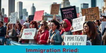 Immigration rights demonstrations escalate in April 2025