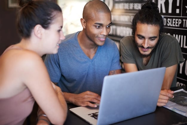 A photo of a workshop session with diverse people actively engaged in a training exercise, using laptops and interacting with the trainer. The atmosphere should be collaborative and positive.