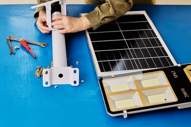 A close-up of a solar panel installation on a residential rooftop, highlighting the photovoltaic cells and mounting hardware.