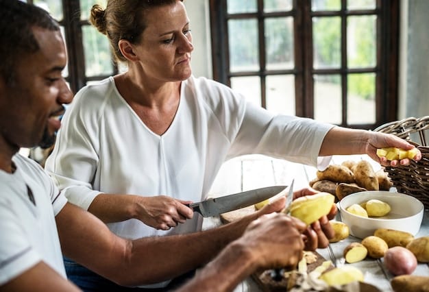 The CEO of a large Brazilian corporation personally serving food at a soup kitchen, interacting warmly with the people being served and demonstrating a heartfelt commitment to community support.