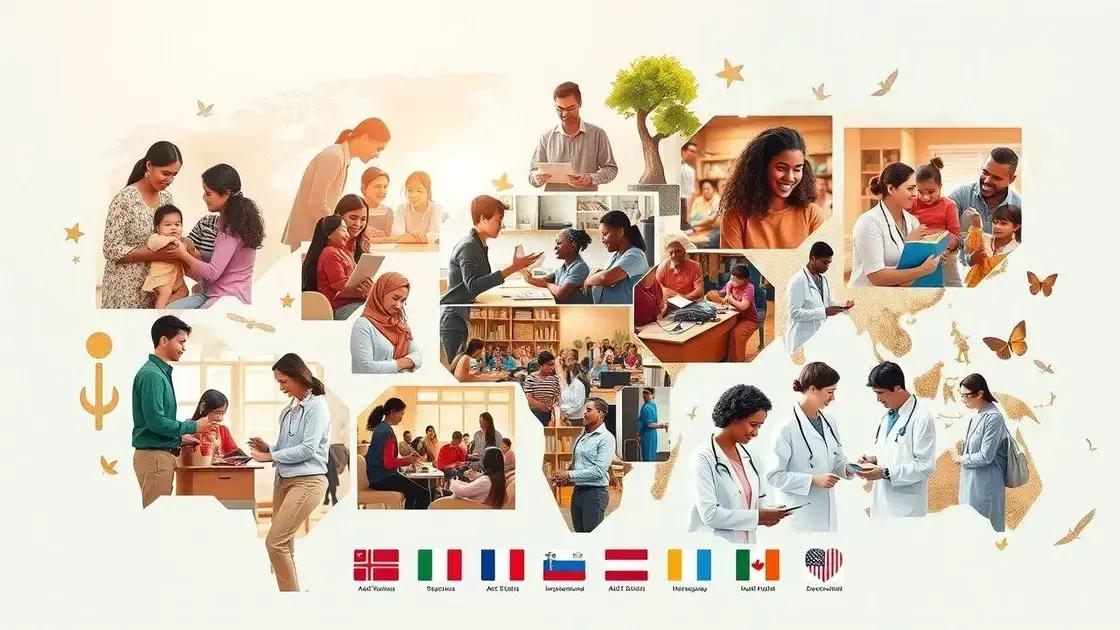 Comparação com programas sociais internacionais