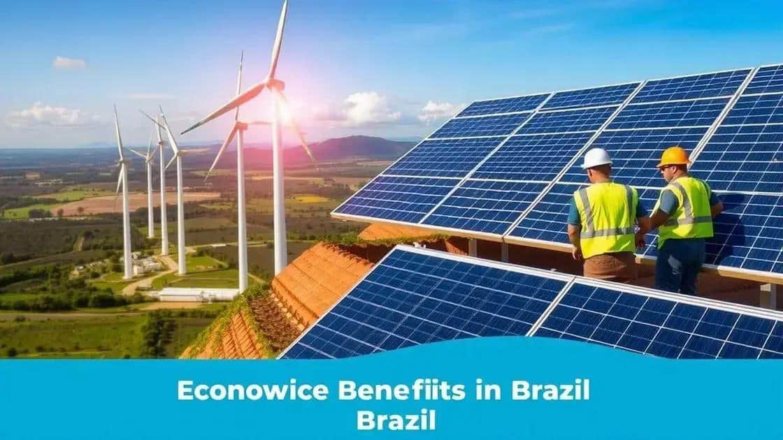 Benefícios econômicos das energias renováveis