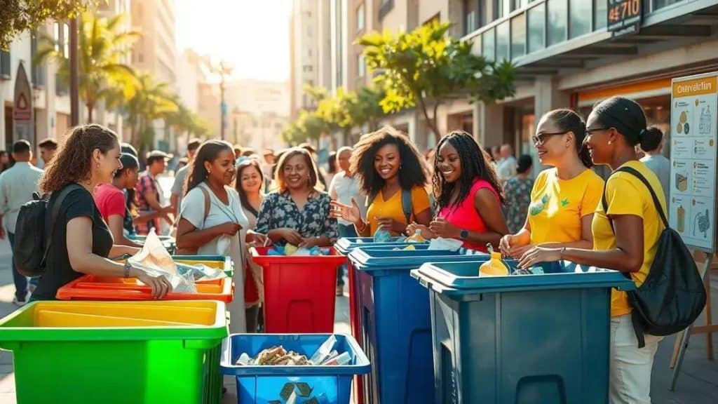 Projetos comunitários de reciclagem e reutilização: faça a diferença