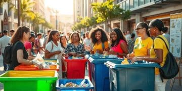 Projetos comunitários de reciclagem e reutilização: faça a diferença