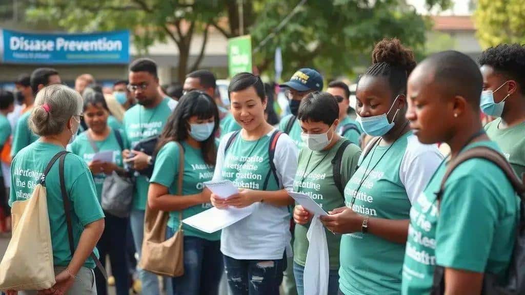 Campanhas de saúde comunitária para prevenção de doenças