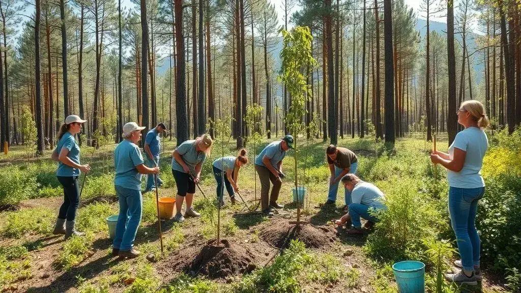 Voluntariado ambiental para recuperação de florestas: faça a diferença