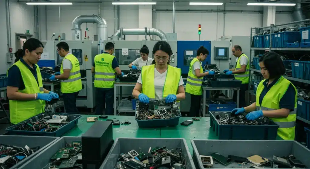 Inovação em Resíduos Eletrônicos: Projetos Sociais Reciclam 5 Toneladas