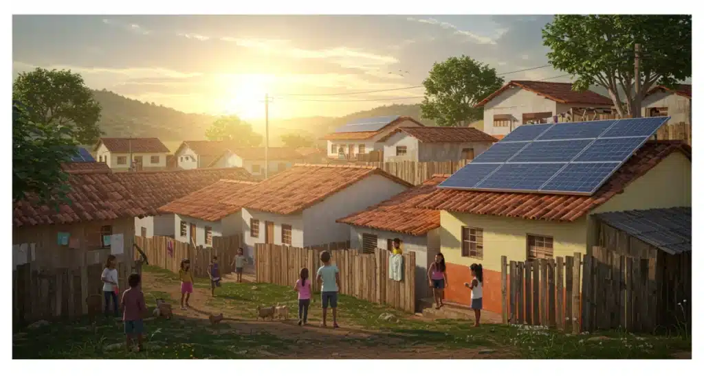 Energia Solar em Comunidades: Redução de Custos e Impacto Social
