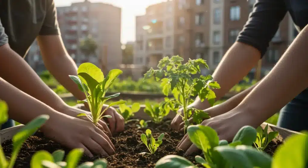 Hortas Comunitárias: Segurança Alimentar e 200kg/Mês