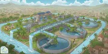 Tecnologias inovadoras de tratamento de água e esgoto em um cenário comunitário brasileiro.