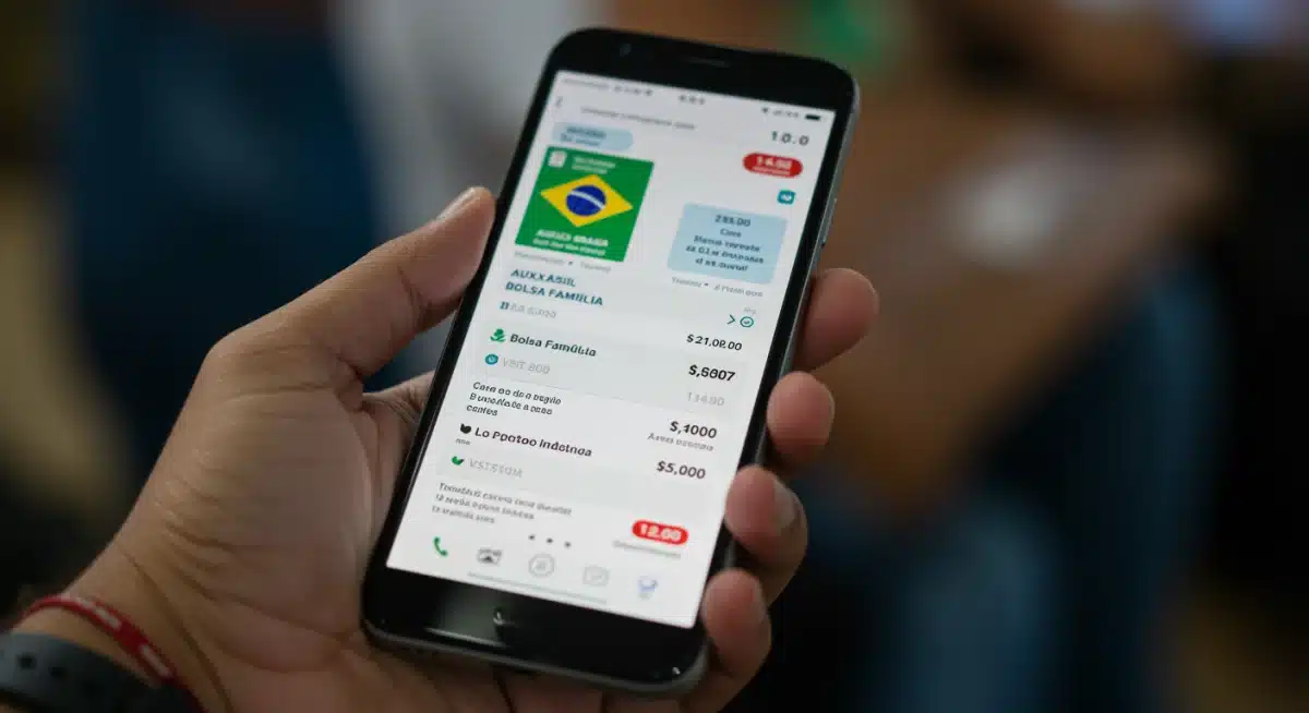 Aplicativo de benefícios sociais no celular