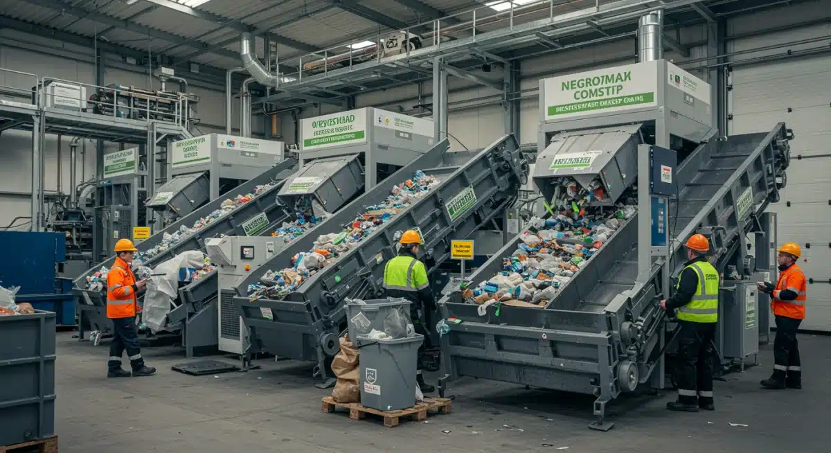 Processo otimizado de gestão de resíduos em ambiente industrial para atender novas regulamentações.