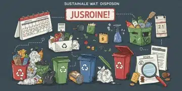 Representação visual das novas regras de descarte sustentável para 2026 e o impacto nas empresas.