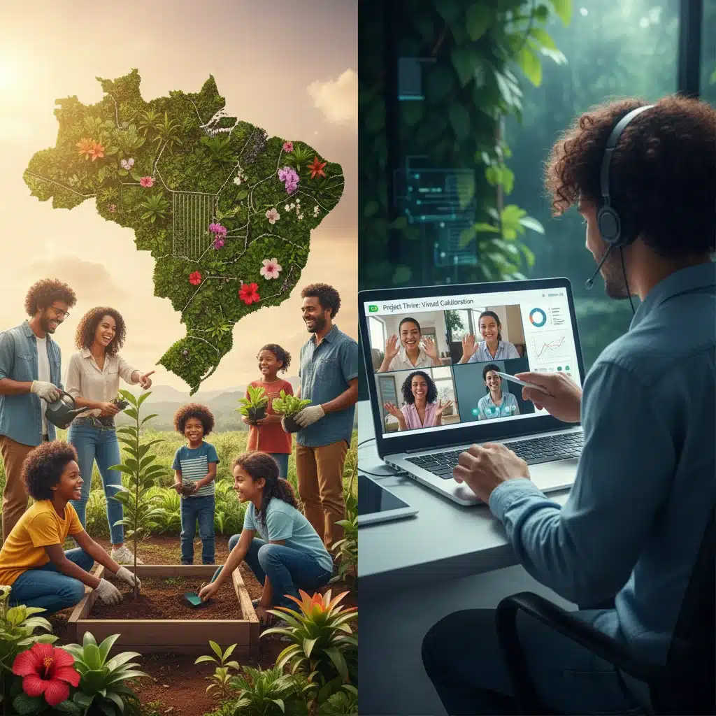 Voluntariado Online vs. Presencial 2026: Qual Gera Mais Impacto no Brasil?
