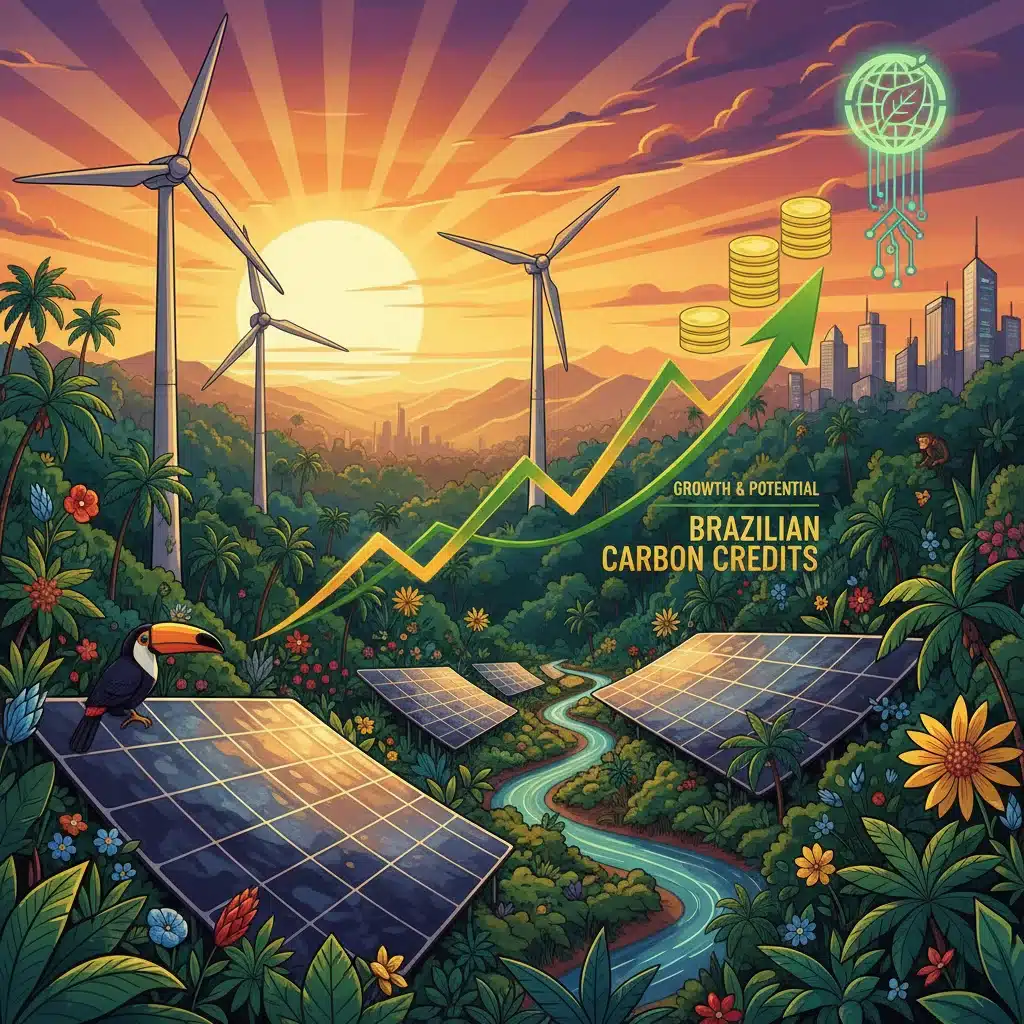 Créditos de Carbono no Brasil 2026: Geração de Receita Sustentável